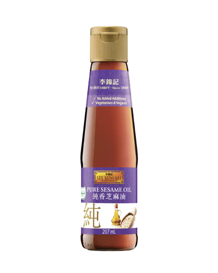 A bottle of sesame oil