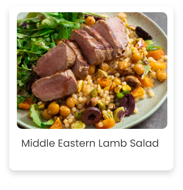 Middle Eastern Lamb Salad